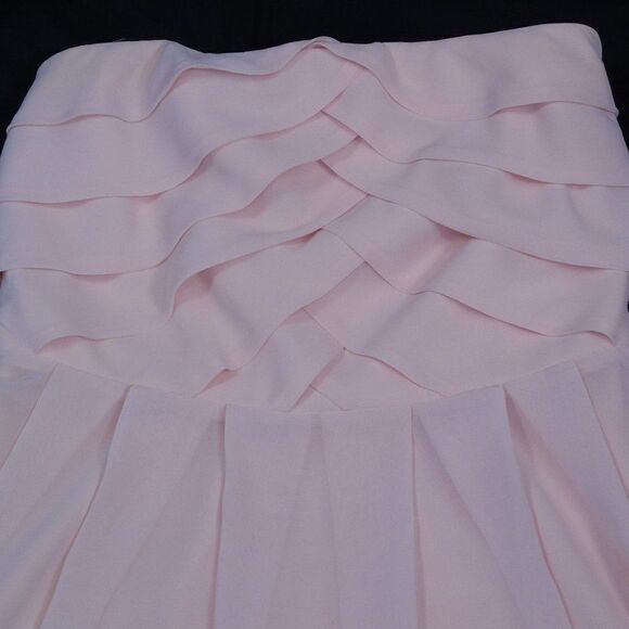 Express Pink Strapless Night Out Dress - Picture 4 of 10